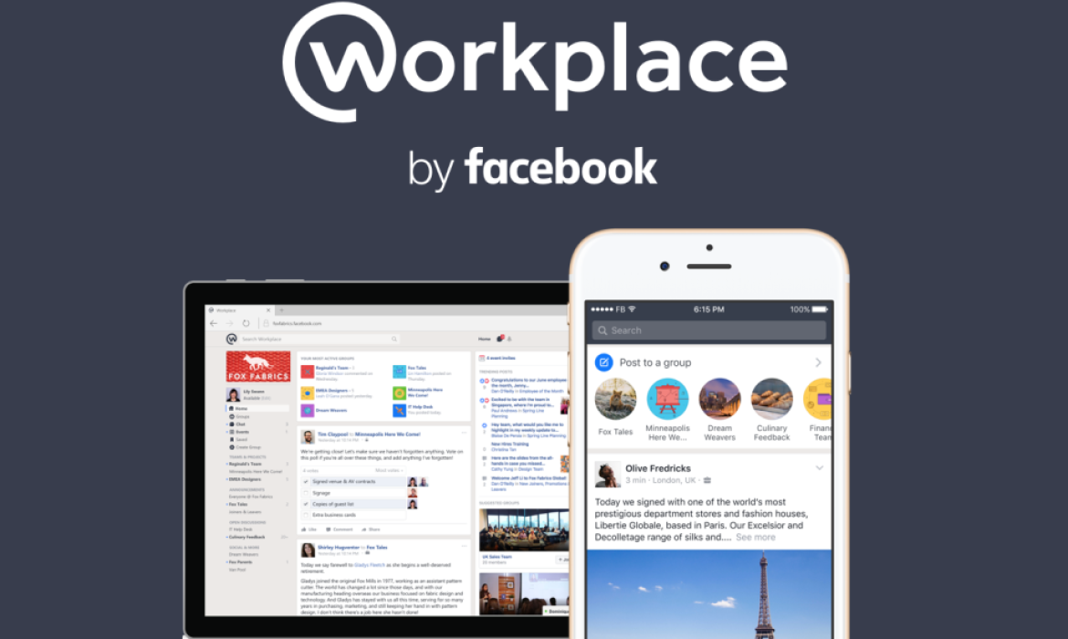 Facebook lança oficialmente sua rede social para empresas – Workplace