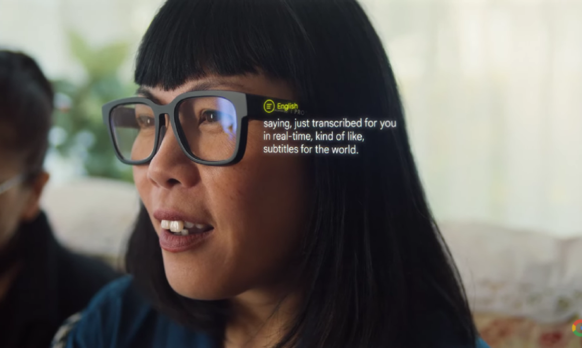 Google lança novos óculos AR que traduzem conversas em tempo real